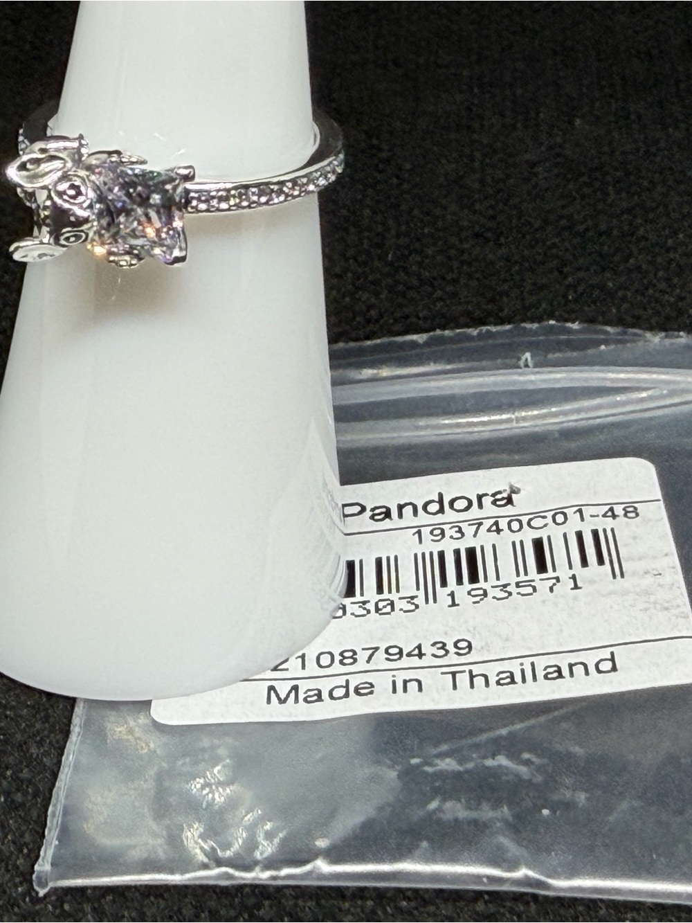 Pandora Disney’s Stitch & Stone Ring - 193740C01-48 Ring size 4.5